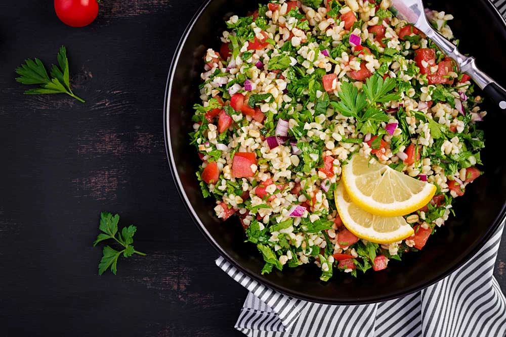 The Abundance of Superfoods in the Mediterranean Diet - Traditional Tabbouleh, Best Kebab