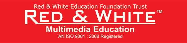 Red & White Multimedia Education