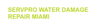 Servpro Water Damage Repair Miami