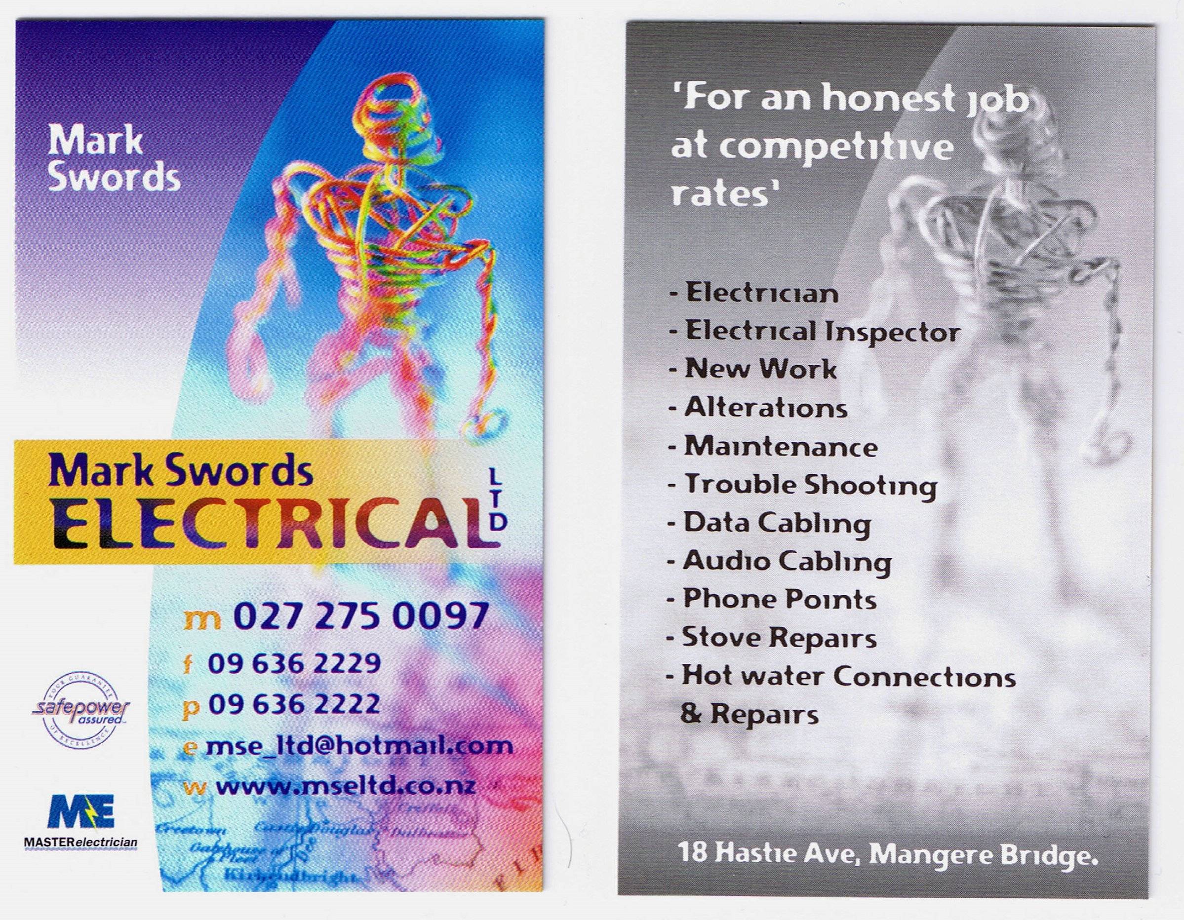 Mark Swords Electrical Ltd Mark Swords Electrical Ltd