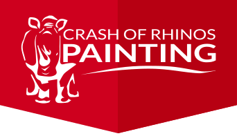 Crash of Rhinos Painting