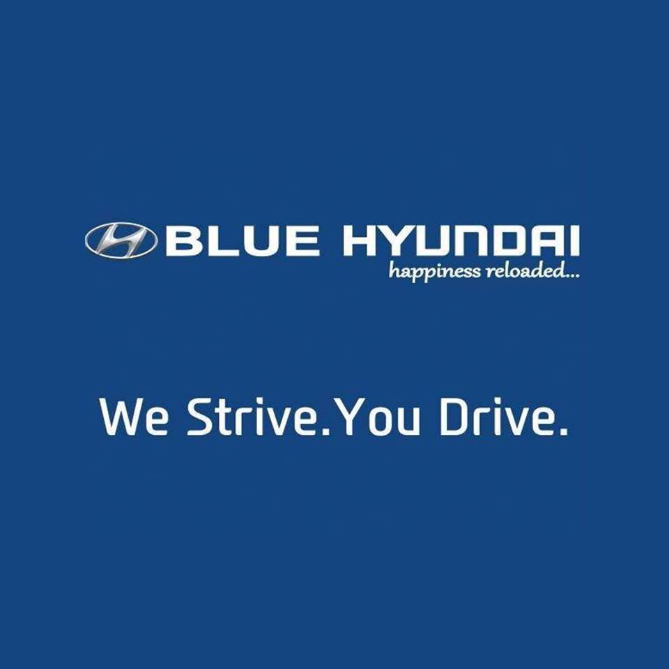 Blue Hyundai