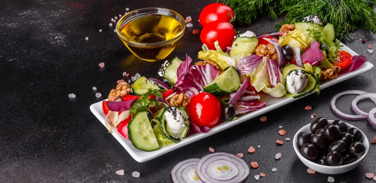Fresh Mediterranean Salads & Snacks